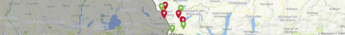 Kartenansicht für Apotheken-Notdienste in der Nähe von Dorfbeuern (Salzburg-Umgebung, Salzburg)